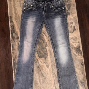 Signature Dark Blue Flare Jeans